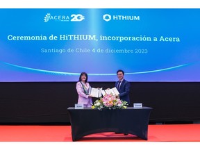 Hithium joins ACERA in Chile
