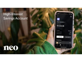Unlike the Big 5 banks promising high promotional interest rates that don't last, the Neo High-Interest Savings account (HISA) offers a stable interest rate with no minimum deposits and no commitments--plus intuitive tools and real-time insights to help customers reach their savings goals sooner.