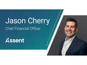 Jason Cherry Joins Assent as New Chief Financial Officer