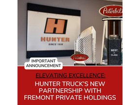 Hunter Truck announces new partnership with Fremont Private Holdings.
