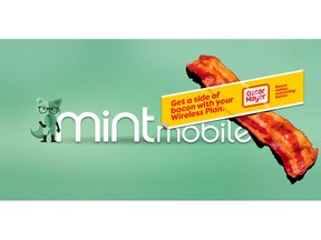 Oscar Mayer and Mint Mobile team up to launch "A Side of Bacon," offering a delightfully unexpected deal for fans this holiday season.