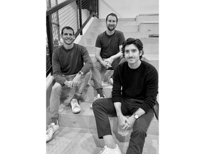 Noetica co-founders pictured from left to right: Dan Wertman, Tom Effland, and Yoni Sebag.