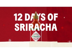 Visit @tabasco on Instagram to enter for your chance to win a one-year supply of TABASCO® Brand Sriracha Sauce