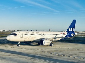 Airbus A320neo Leased by Aviation Capital Group to Scandinavian Airlines ("SAS").