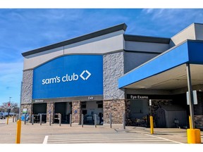 Rendering of the Grapevine, Texas Sam's Club that is planned to reopen in late 2024.