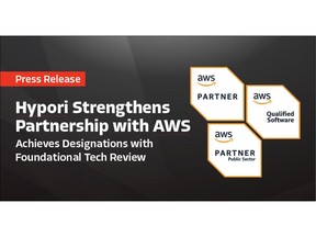 Hypori Strengthens Partnership with Amazon Web Services (AWS)