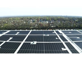 A 5 MW community solar project by Dimension Renewable Energy in Franklin Township