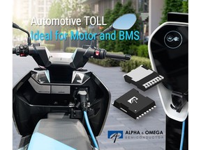 Automotive Grade 80V and 100V MOSFETs in TOLL Packaging Technology