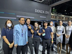 बैंकक अन्तर्राष्ट्रिय मोटर शो मा DENZA D9