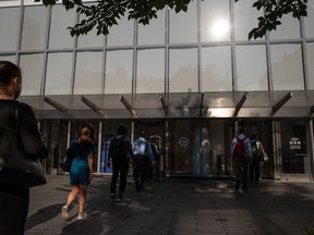 Citigroup headquarters in New York. The Wall Street lender is allowing most of its employees to work from anywhere for the final two weeks of the year.