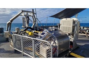 Kraken KATFISH - High Speed Towed SAS and ALARS aboard survey vessel