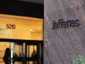 Jefferies headquarters in New York. The firm is opening an office in Toronto.