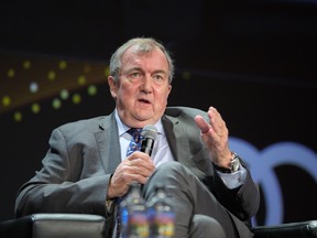 Mark Bristow, chief executive of Barrick Gold Corp., speaks during the Gold Forum Americas in Colorado Springs, Colorado.