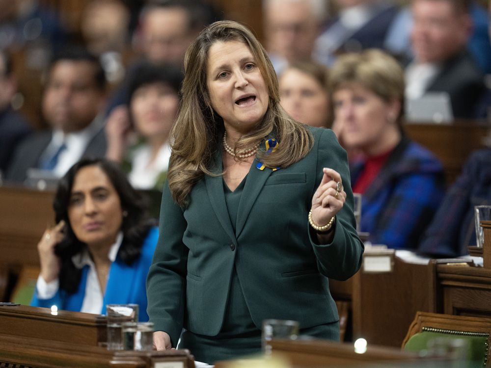 Chrystia Freeland's new hidden tax on everything and everyone ...