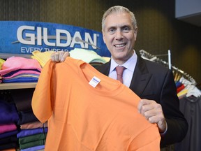 Gildan Activewear Inc. chief executive Glenn Chamandy at the apparel manufacturer's annual in Montreal, 2015.