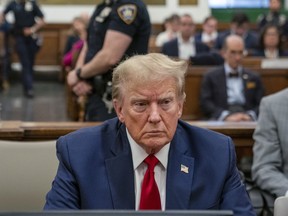 Former President Donald Trump attends the Trump Organization civil fraud trial in New York State Supreme Court, Thursday, Dec. 7, 2023, in New York.