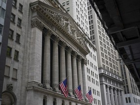 FILE - The New York Stock Exchange is seen in New York, Tuesday, June 14, 2022. The signs of life shown by the IPO market, especially in the second half of the year, are giving analysts hope that more companies will be enticed to go public in 2024.