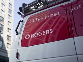 A Rogers service van in Toronto. The telco plans to launch satellite to mobile phone technology next year.