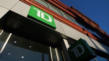 A Toronto-Dominion bank branch in Toronto.