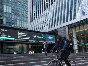 The exterior of the TMX in Toronto. Hedge fund Traynor Ridge, which was managing about $95 million at the end of September, was shut down by the Ontario Securities Commission in October following the death of founder Chris Callahan.