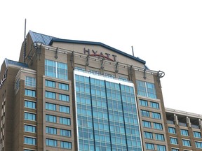 The Hyatt Regency hotel in downtown Calgary.