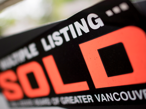 Sold sign in front of Vancouver home