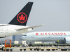 Air Canada planes on a runway