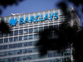Barclays headquarters in London, U.K. In Canada, the bank is adding to a slate of new leaders after it experienced a series of high-level departures last year.