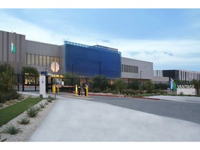 Vantage Data Centers' portfolio includes 32 operational or developing hyperscale data center campuses across five continents. Pictured is a data center on the company's Phoenix, Arizona campus.