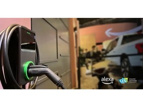 MaxiCharger AC Elite Home by Autel Energy Featured at Amazon Experience Area during CES 2024