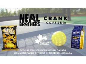 Neal Brothers Brands through their masterbrand and Crank® Coffee Co. tag teamed with Pickleball Canada to bring the ultimate game day combo