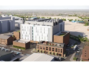 In 2023, Vantage Data Centers entered two new markets (London and Taipei), broke ground on seven campuses and opened 10 facilities across the globe. Pictured is a rendering of the company's LHR1 London campus that will include 55MW across two data centers.
