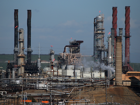 A view of a Chevron refinery on March 3, 2015 in Richmond, California.