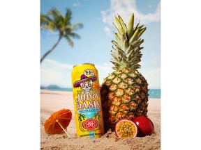 The newly released Juicy Oasis uses real agave nectar to create the fruity, hazy brew.