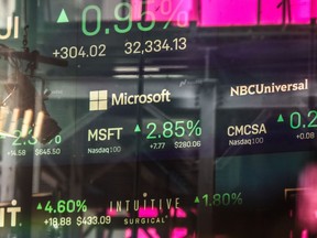 Microsoft's stock has been rallying over enthusiasm in artificial intelligence.