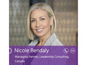 Nicole Bendaly is a seasoned leadership and human capital consultant with over 20 years' experience. As an advisor to C-suite executives, she imparts her expertise in areas such as leadership development and talent management to position organizations for sustainable success. She is also an accomplished thought leader, particularly in people and culture, leadership development, and transformation.