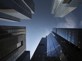 Office buildings at 145 King Street West in Toronto.