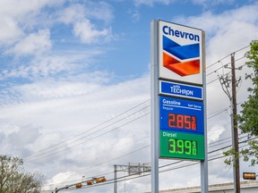 A Chevron gas station in Austin, Texas.