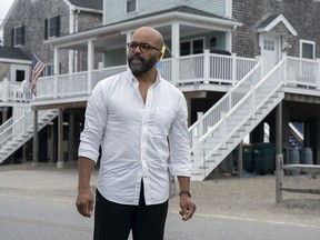 This image released by MGM shows Jeffrey Wright in a scene from "American Fiction."