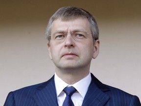 FILE - President of the football club AS Monaco, Dmitry Rybolovlev, attends a French league two soccer match between Monaco and Caen at the Louis II stadium on May 4, 2013, in Monaco. Rybolovlev who accused Sotheby's of teaming up with a Swiss art dealer to cheat him of tens of millions of dollars became tearful in court Friday, Jan. 12, 2024 as he testified that he considered the dealer to be like family before discovering he'd been defrauded by an "art market that needs to be more transparent."