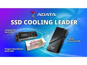 ADATA delivers the best cooling solutions for high-speed SSDs and has built the coolest SSD on the market.