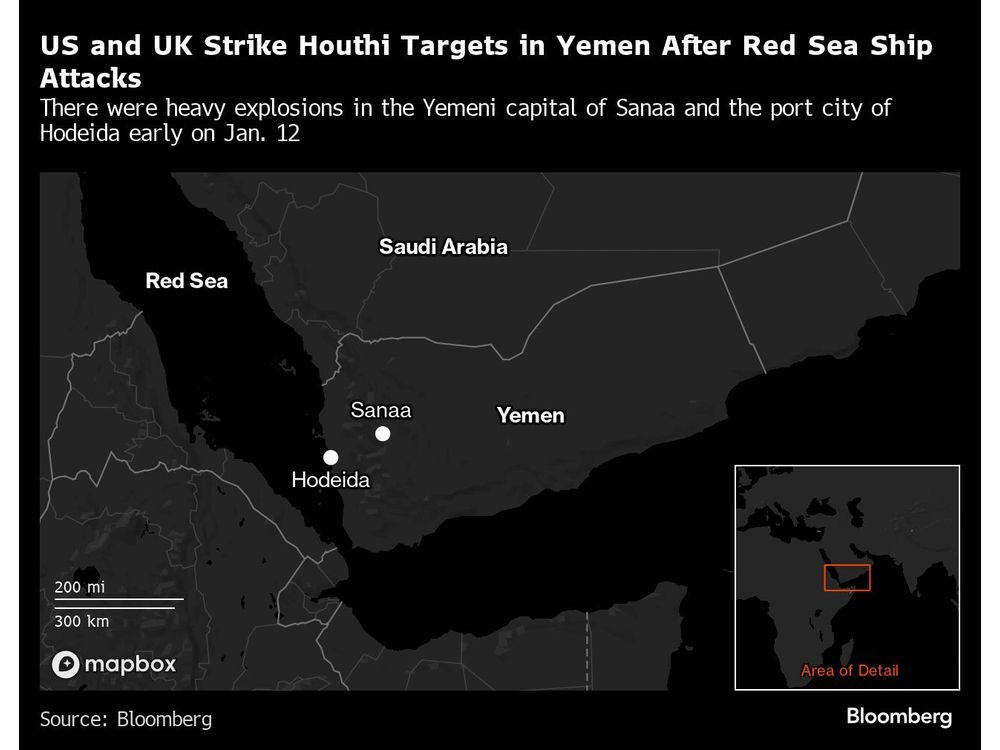 Houthis Vow To Respond After US, UK Launch Air Strikes In Yemen ...