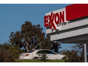 An Exxon Mobil gas station in Mountain View, California, U.S., on Thursday, Jan. 27, 2022. Exxon Mobil Corp. is scheduled to release earnings figures on February 1. Photographer: David Paul Morris/Bloomberg