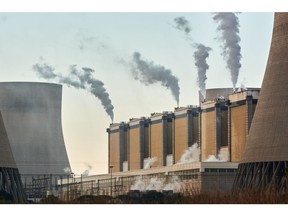 The Eskom Kendal coal-fired power station in Mpumalanga, South Africa.
