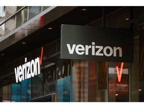 A Verizon store in New York.