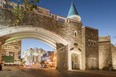 The Saint-Jean Gate in Québec City.