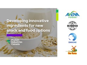 The announcement graphic to support the new project announcement between Avena Foods, Big Mountain Foods, Danone Canada and Old Dutch