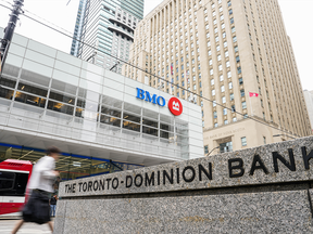 The Bank of Montreal in downtown Toronto