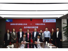 Global Cement and Concrete Association and China Cement Association sign decarbonisation agreement in Beijing