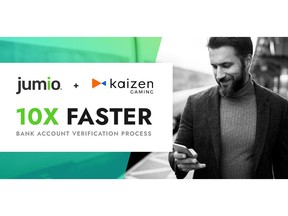 Jumio has partnered with Kaizen Gaming to streamline its verification processes.